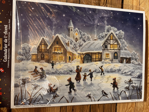 Joulukalenteri luistelijoita