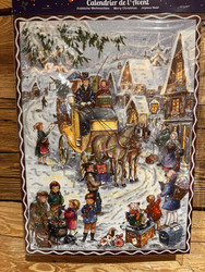 Joulukalenteri hevosvankkurit