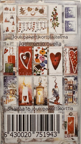 Pakettikorttinippu Joulu on jo ovella
