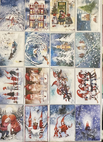 Korttinippu Joulukalenteritalo