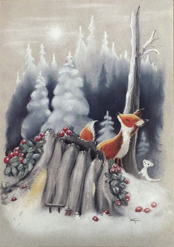 Kaarina Toivasen joulukortti, Vartija KT 392