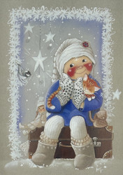 Mukana matkassa Kaarina Toivasen joulukortti KT 350