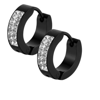 Rengas korvakorut musta -12-