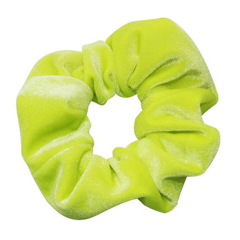 Scrunchie -neonkeltainen-