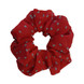 Pilkullinen scrunchie -punainen-