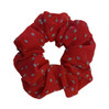 Pilkullinen scrunchie -punainen-