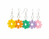 Puiset kukka-korvakorut (eri värejä)