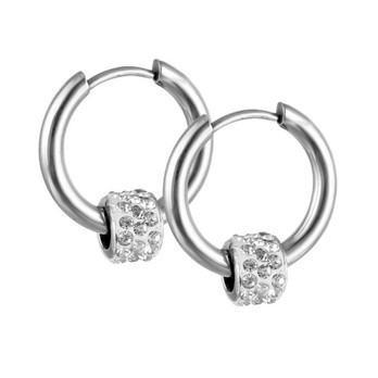 Rengas korvakorut timanttihelmellä