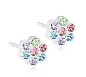 Blomdahl crystal kukka 5mm -sateenkaari-