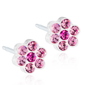 Blomdahl crystal kukka 5mm -rose-