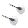 Blomdahl titanium pallo 4mm -hopea-