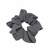 Musta scrunchie ponnari -raitakuosi-