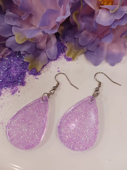 Blingbling lilat pisara-korvakorut