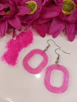 Blingbling pinkit rinkula-korvakorut