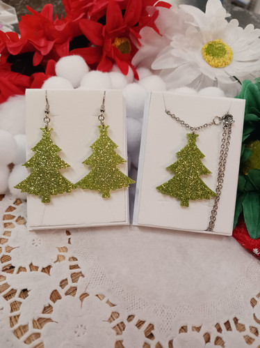 Blingbling joulukuusi korvakorut 