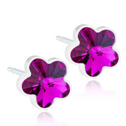 Blomdahl crystal kukka 6mm -fuchsia-