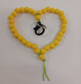 Helmikoru avaimille -keltainen-