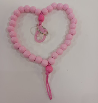 Helmikoru avaimille -vaaleanpunainen-