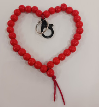 Helmikoru avaimille -punainen-