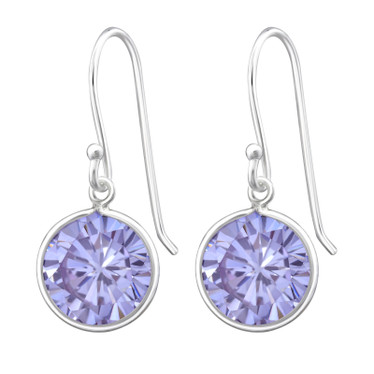 Hopeiset korvakorut Linda -Laventeli-