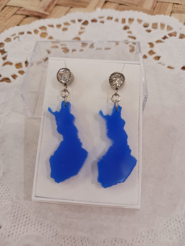 Suomineito korvakorut -5mm timantti-