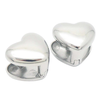 Sydän korvarenkaat -original teräs- 