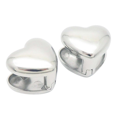 Sydän korvarenkaat -original teräs- 