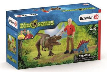Schleich 41465 Tyrannosaurus Rexin hyökkäys