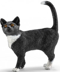 Schleich 13770 Kissa, musta-valko 