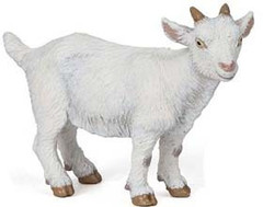 Papo 51146 Vuohi, kili valkoinen