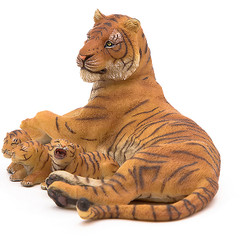 Papo 50156 Tiikeri, imettävä naaras ja pennut