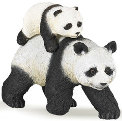 Papo 50071 Panda, poikanen selässä