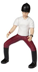 Papo 52004 Ratsastaja, aikuinen, punainen