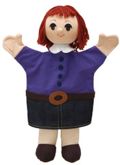 Käsinukke 26871b Äiti, lila