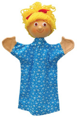 Käsinukke 22037a Tyttö, sininen