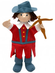 Käsinukke 26665a Mies, jousipyssy