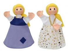 Käsinukke 22847b Tuhkimo, irtomekko