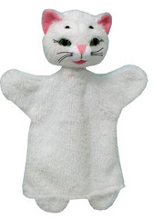 Käsinukke 24601a Kissa, valk