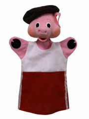 Käsinukke 22357a Possu, punainen