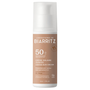  Laboratoires de Biarritz Tinted Sun Cream Sävytetty Aurinkovoide Kasvoille SPF50 Beige 