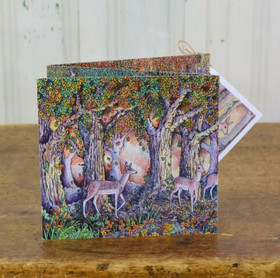 Metsän reunalla -taidekortti