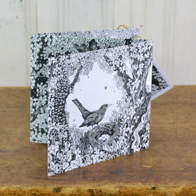 Lintuset -taidekortti