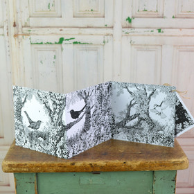 Lintuset -taidekortti