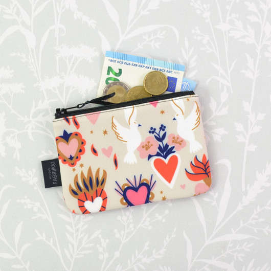 Fridan sydän -vetoketjukukkaro