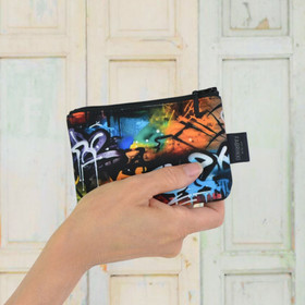 Graffiti -vetoketjukukkaro