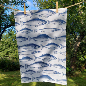 Kalat -keittiöpyyhe