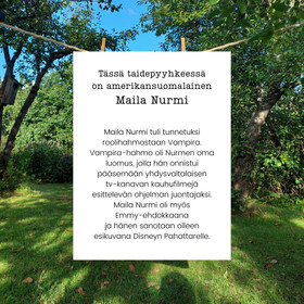 Ensimmäiset -taidepyyhe vohvelikankaasta