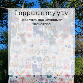 Kisut -keittiöpyyhe vohvelikankaasta