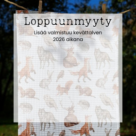 Kuusamo -keittiöpyyhe vohvelikankaasta