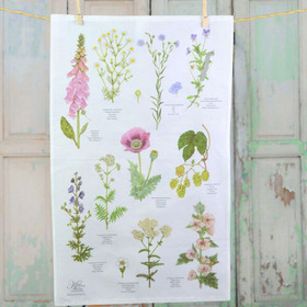 Luostarin puutarha -keittiöpyyhe